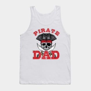 'Family Pirate Dad' Awesome Pirate Gift Tank Top